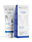 MAXON Hydramax Lotion 50ml with packaging box. Restorative moisturizer for long-lasting hydration, ideal for daily skincare.