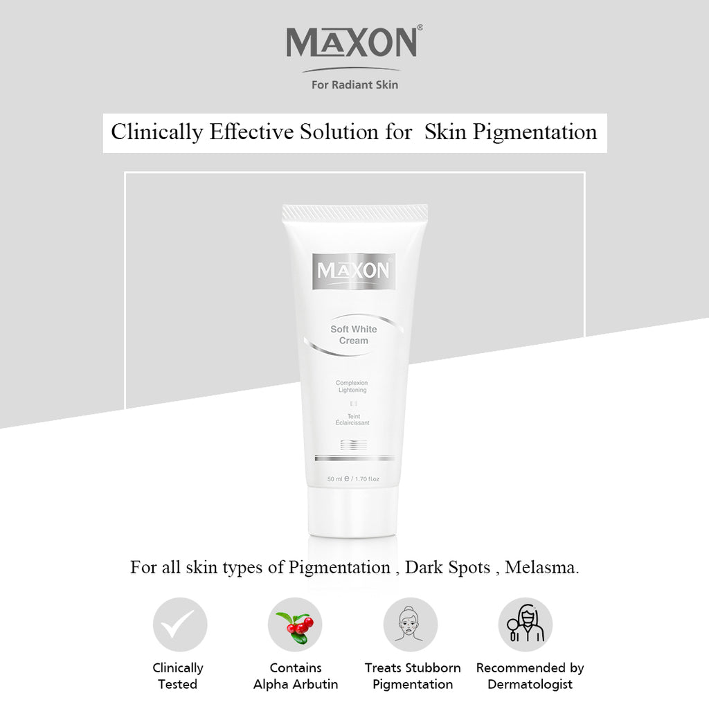 Maxon Soft White Cream 50ml + Free Soft White Serum