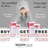 MAXON Pure Derm Cream 30ml + Free Pure Derm Facial Wash